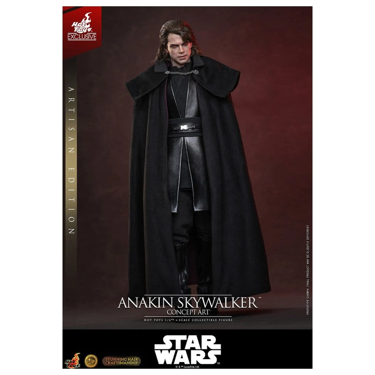 Star Wars Episode III: Revenge Of The Sith Movie Masterpiece 1/6 Anakin Skywalker (Concept Art Version) (Artisan Edition) akciófigura 31 cm termékfotó