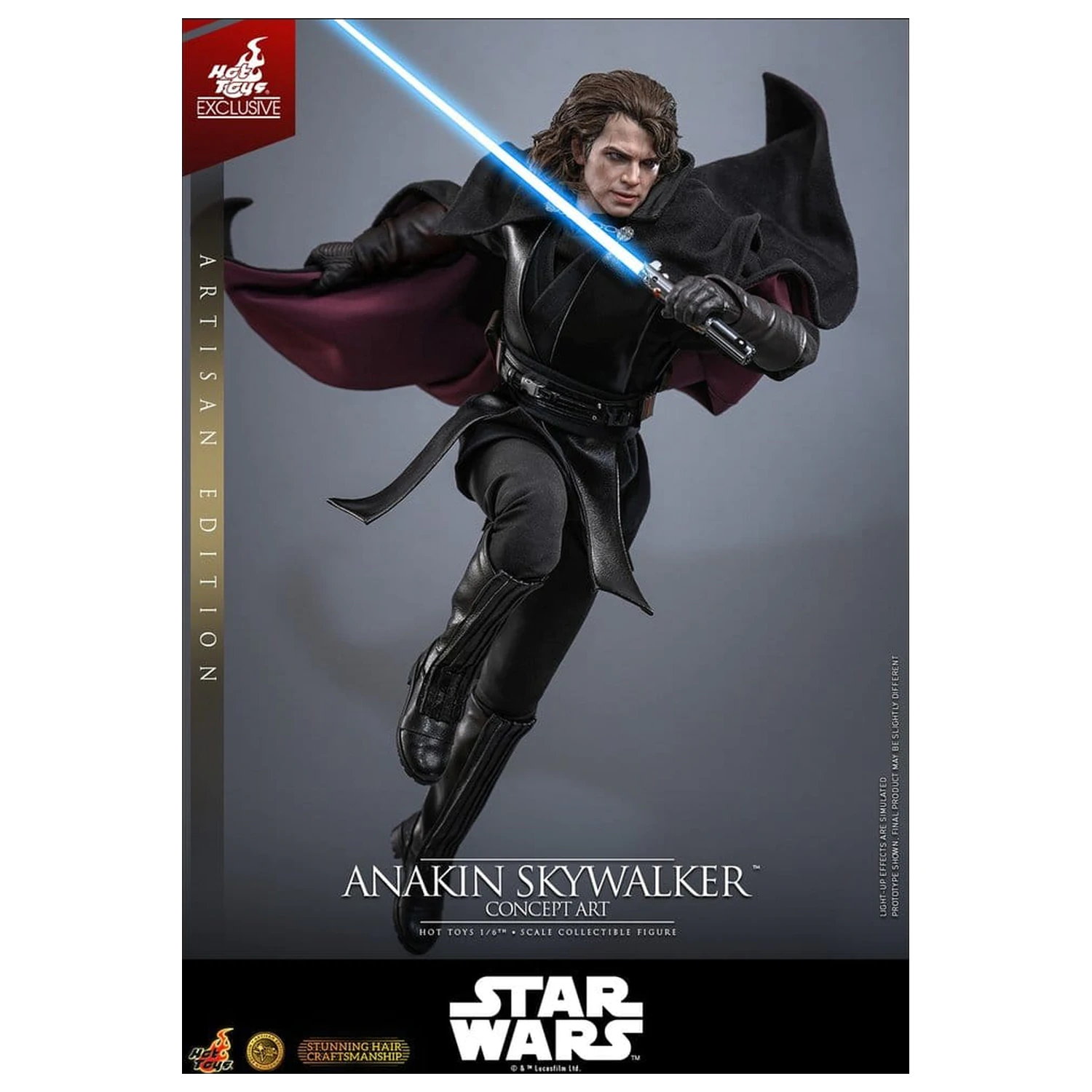 Star Wars Episode III: Revenge Of The Sith Movie Masterpiece 1/6 Anakin Skywalker (Concept Art Version) (Artisan Edition) akciófigura 31 cm termékfotó