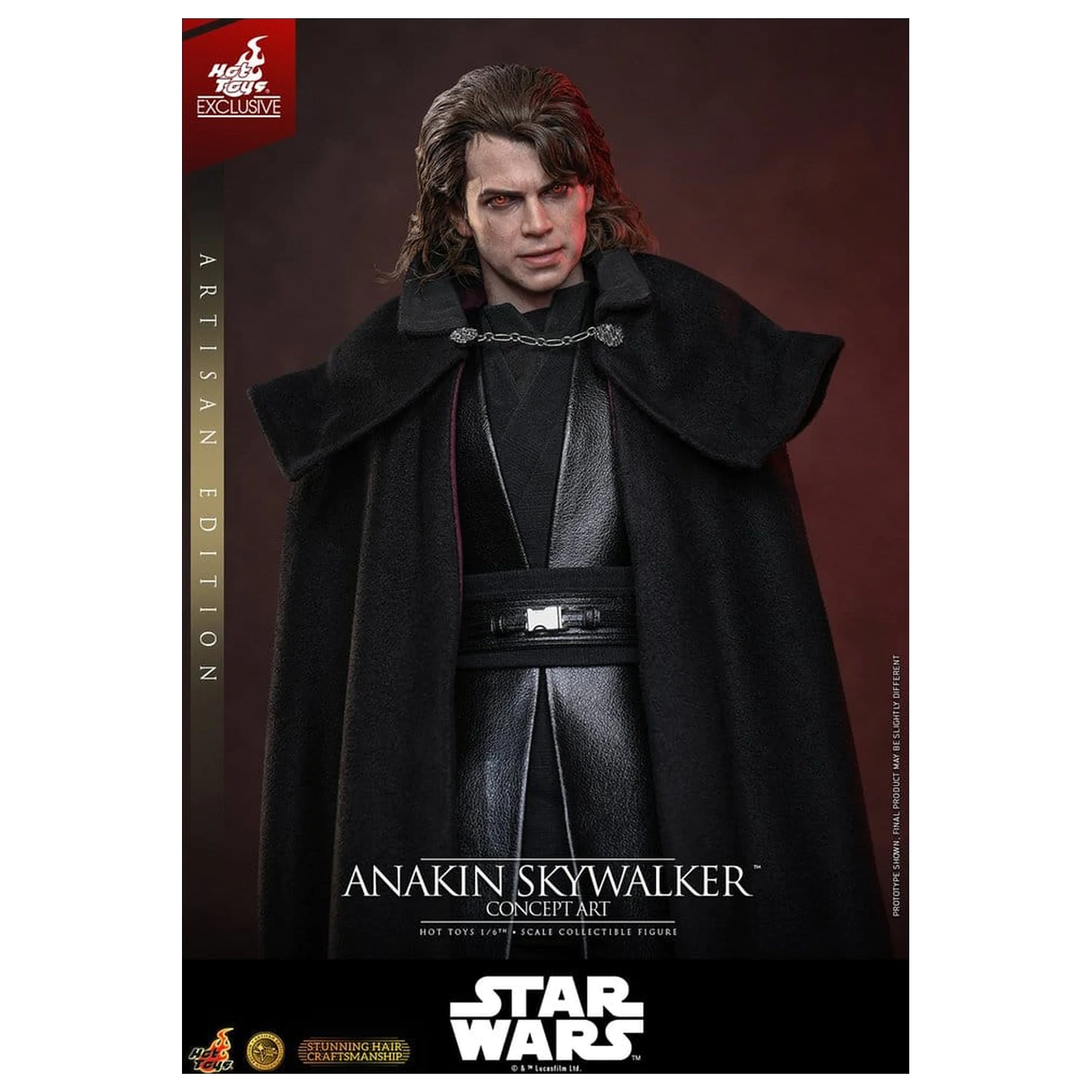 Star Wars Episode III: Revenge Of The Sith Movie Masterpiece 1/6 Anakin Skywalker (Concept Art Version) (Artisan Edition) akciófigura 31 cm termékfotó