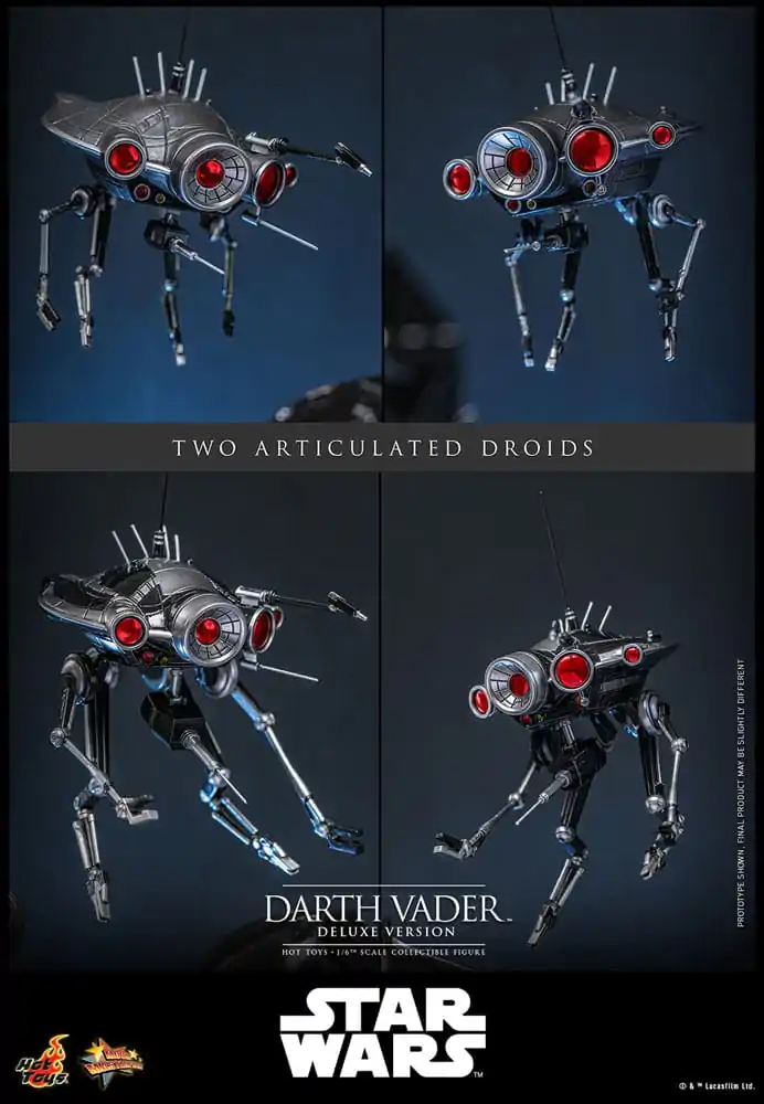 Star Wars: Episode III - Revenge of the Sith Movie Masterpiece 1/6 Darth Vader (Deluxe Version) akciófigura 35 cm termékfotó