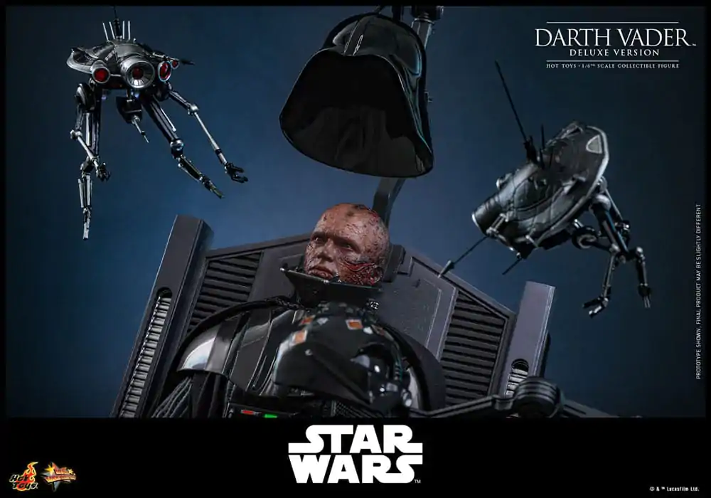 Star Wars: Episode III - Revenge of the Sith Movie Masterpiece 1/6 Darth Vader (Deluxe Version) akciófigura 35 cm termékfotó