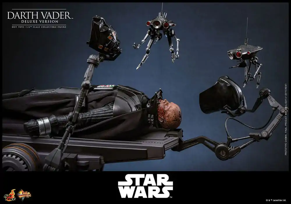 Star Wars: Episode III - Revenge of the Sith Movie Masterpiece 1/6 Darth Vader (Deluxe Version) akciófigura 35 cm termékfotó