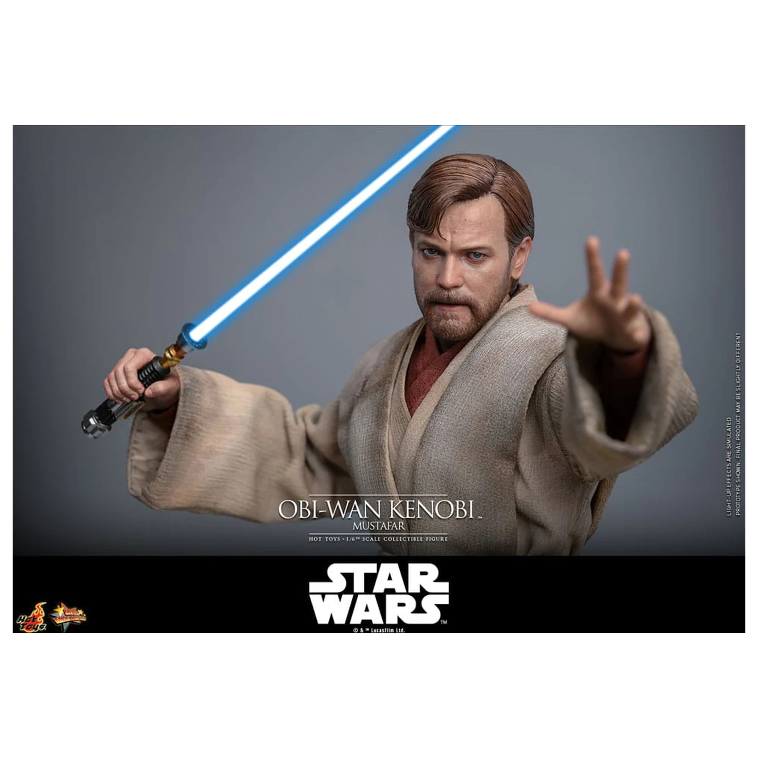 Star Wars: Episode III - Revenge of the Sith Movie Masterpiece 1/6 Obi-Wan Kenobi (Mustafar) akciófigura 31 cm termékfotó