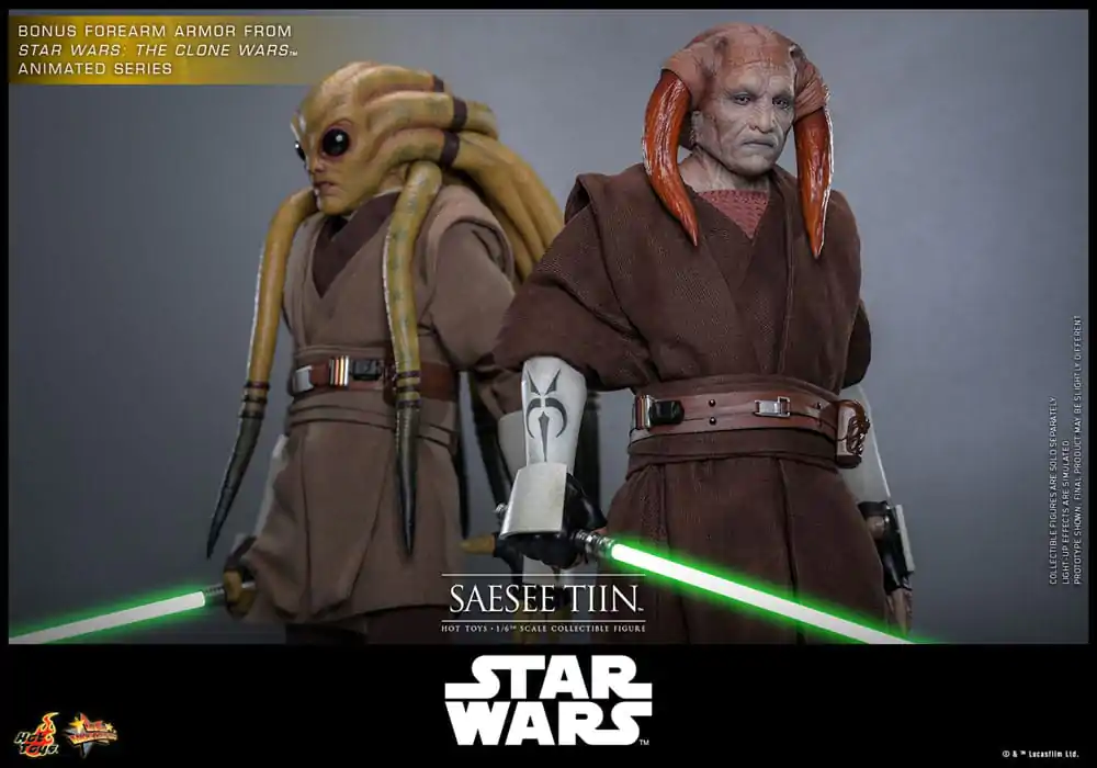 Star Wars: Episode III - Revenge of the Sith Movie Masterpiece 1/6 Saesee Tiin akciófigura 31 cm termékfotó