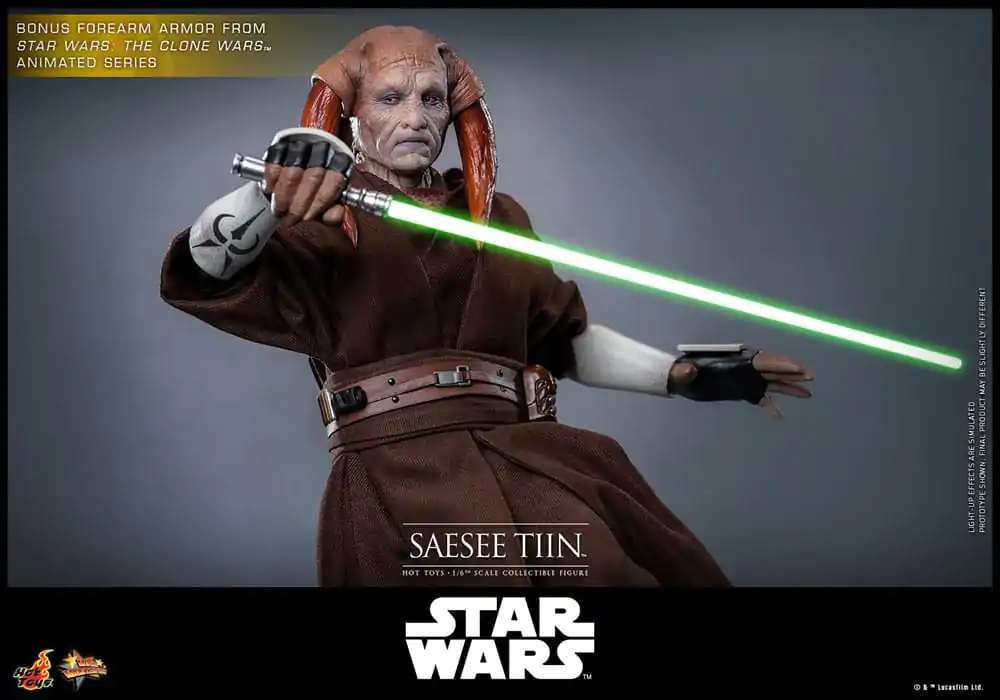 Star Wars: Episode III - Revenge of the Sith Movie Masterpiece 1/6 Saesee Tiin akciófigura 31 cm termékfotó