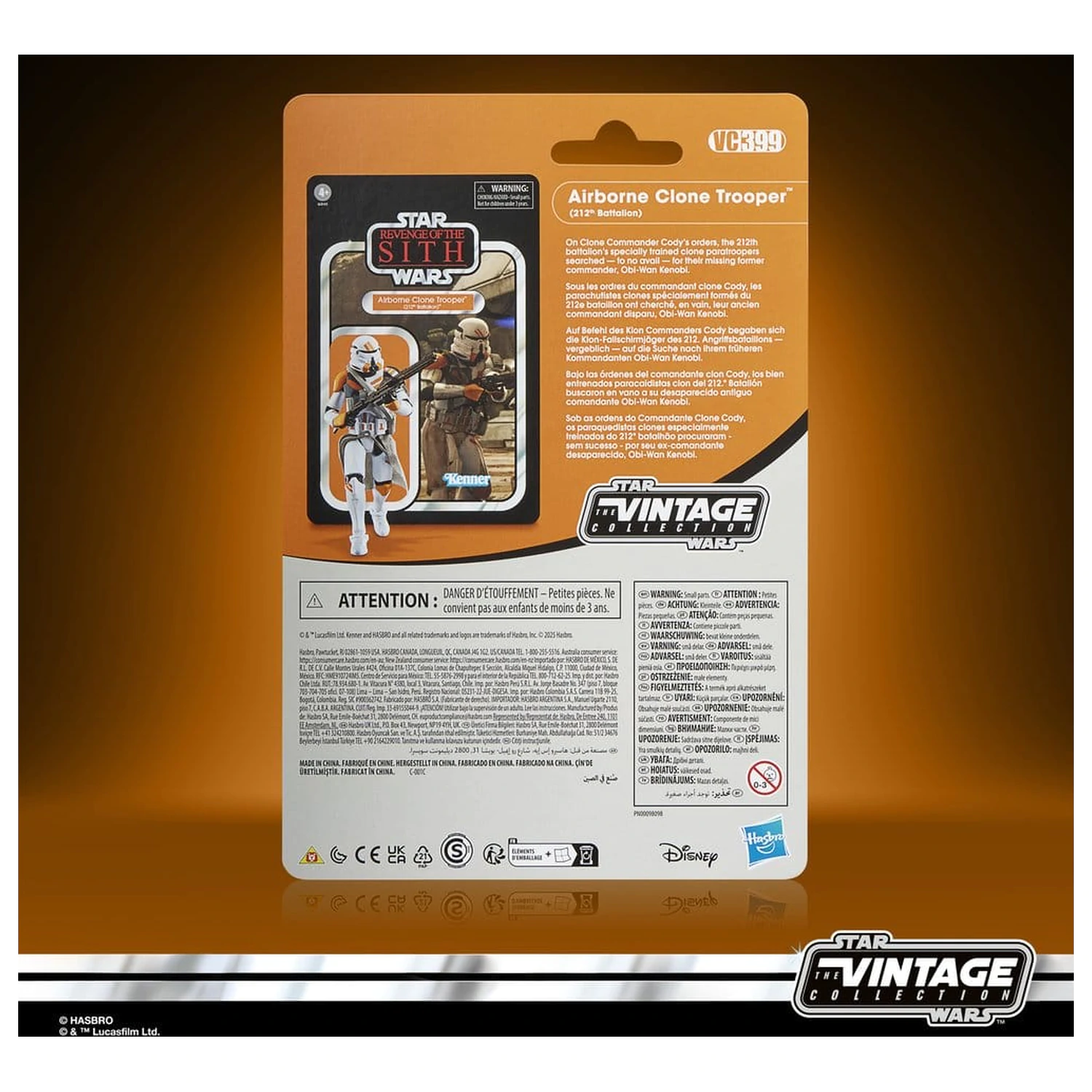 Star Wars Episode III Vintage Collection Obi-Wan Kenobi & Airborne Clone Trooper 2 db-os akciófigura csomag 10 cm termékfotó