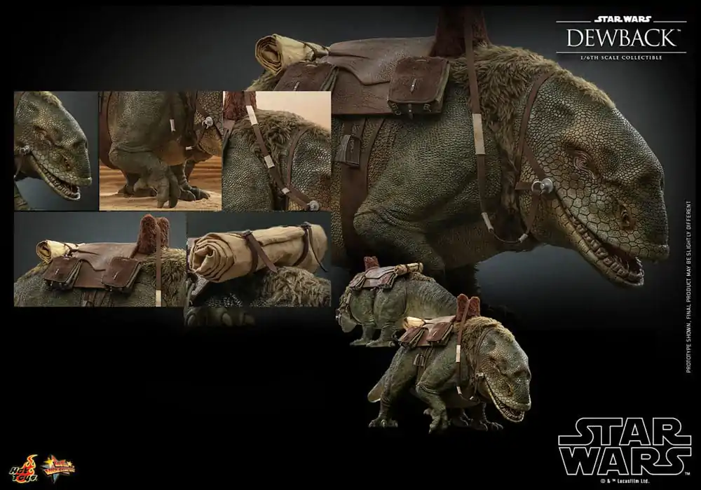 Star Wars: Episode IV 1/6 Dewback akciófigura 37 cm termékfotó