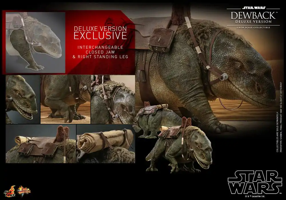 Star Wars: Episode IV 1/6 Dewback Deluxe Version akciófigura 37 cm termékfotó