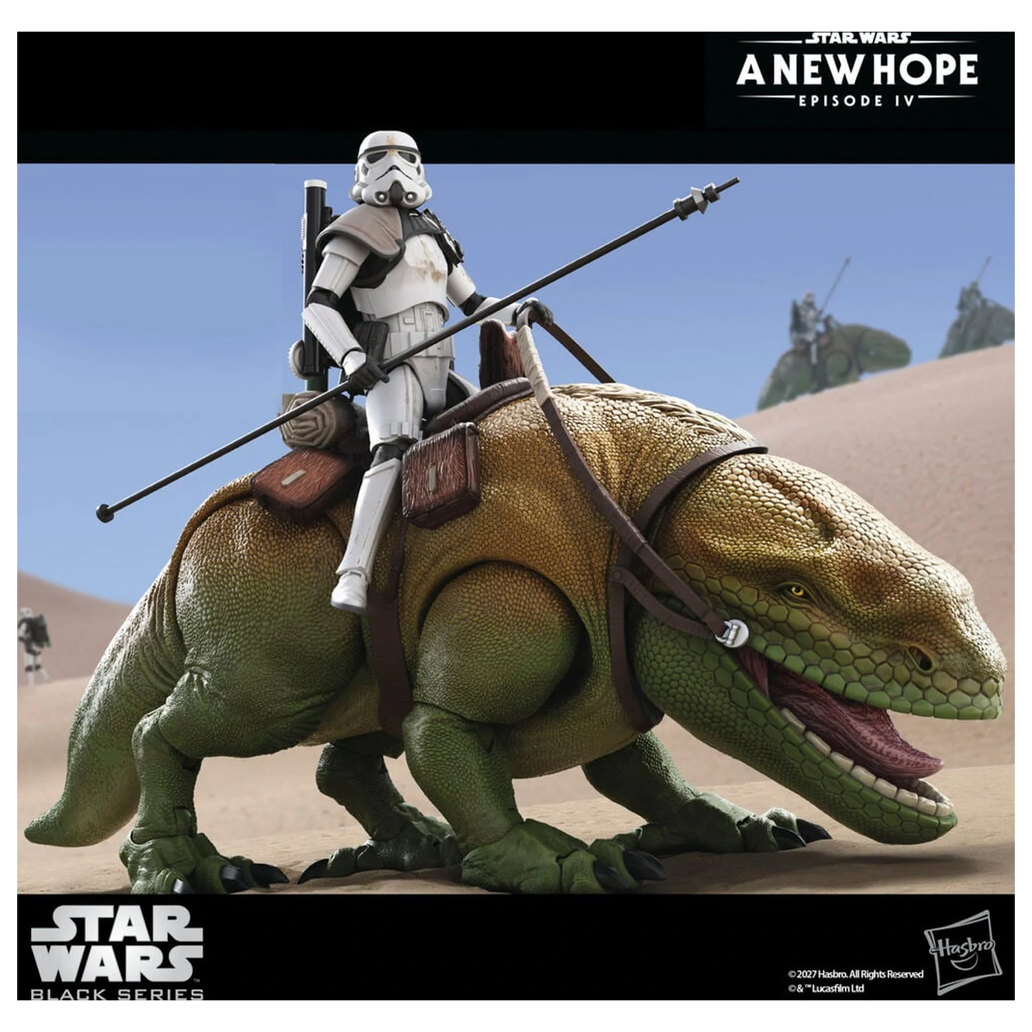 Star Wars Episode IV A New Hope Dewback & Sandtrooper figura 15cm termékfotó