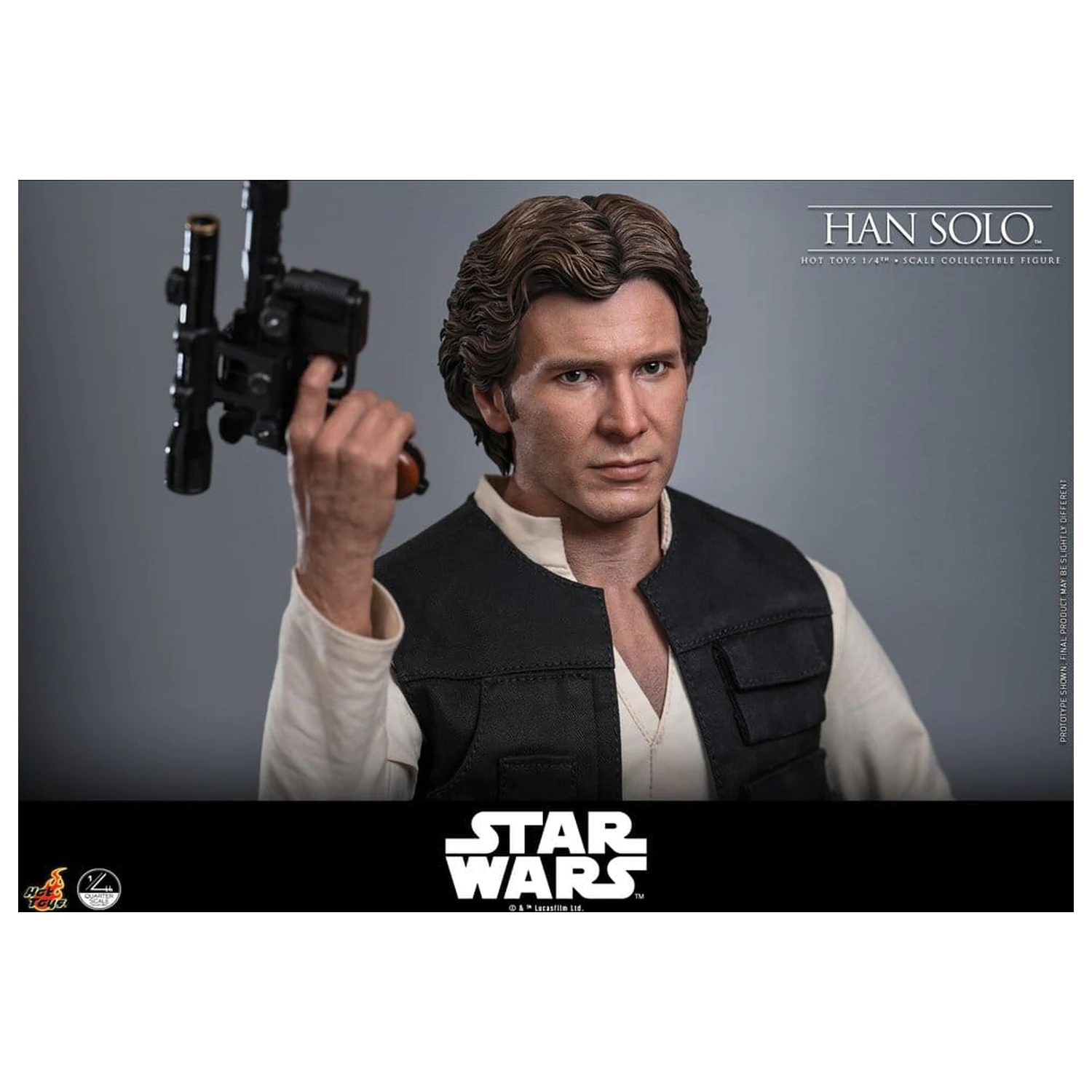 Star Wars Episode IV akciófigura 1/4 Han Solo 46 cm termékfotó