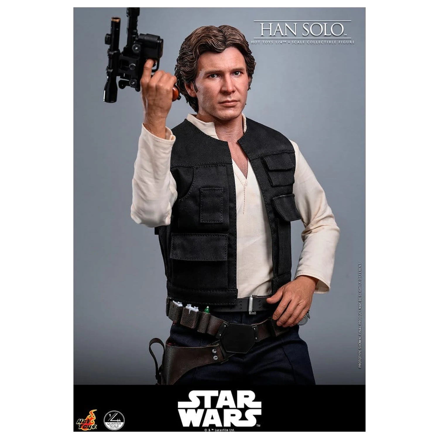 Star Wars Episode IV akciófigura 1/4 Han Solo 46 cm termékfotó