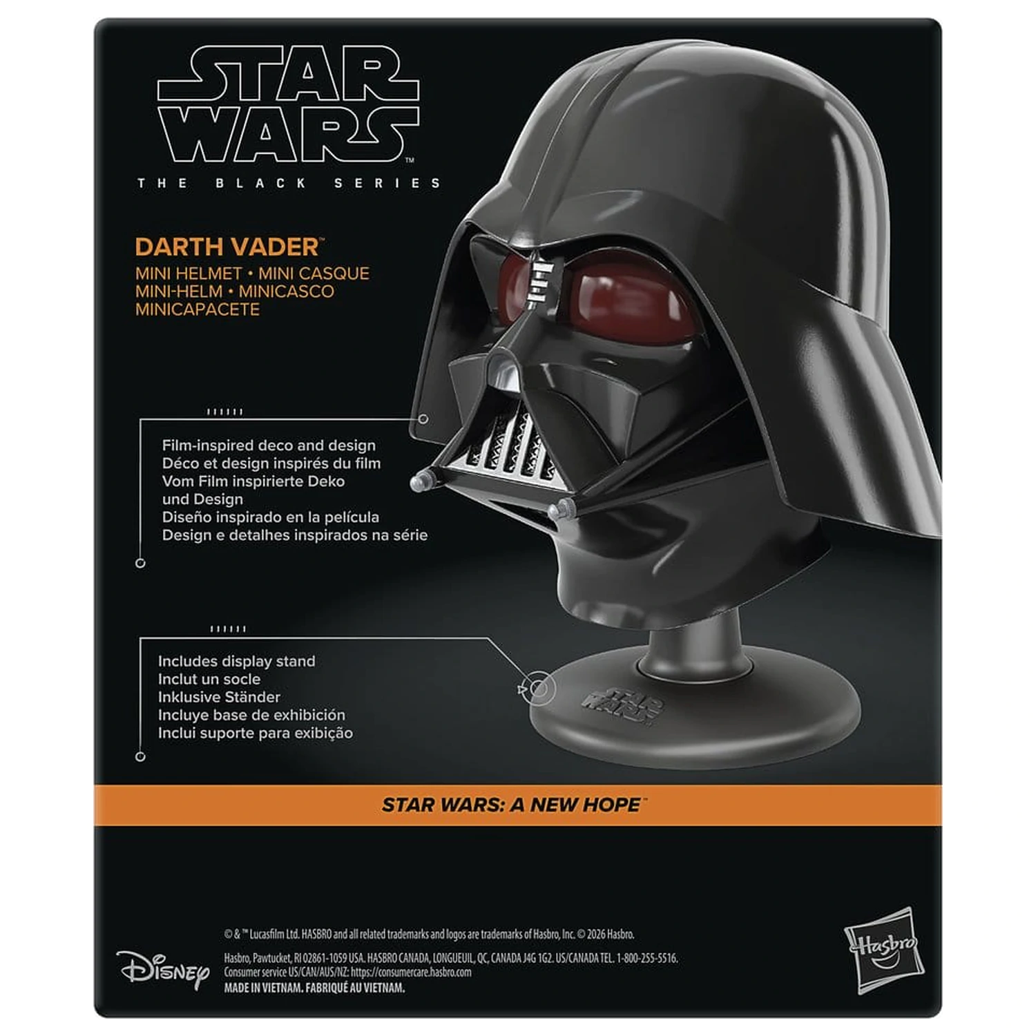 Star Wars Episode IV Black Series Mini sisak Darth Vader 15 cm termékfotó