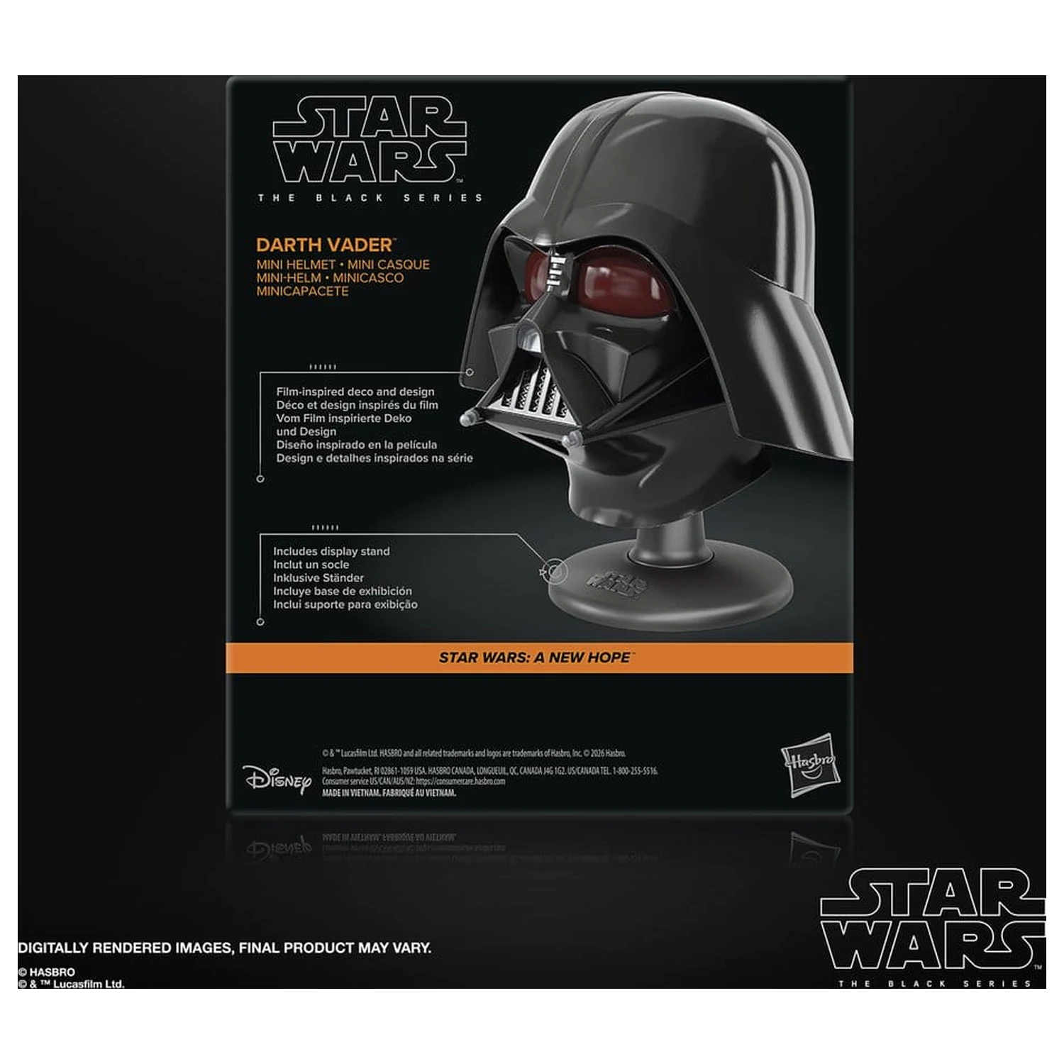 Star Wars Episode IV Black Series Mini sisak Darth Vader 15 cm termékfotó
