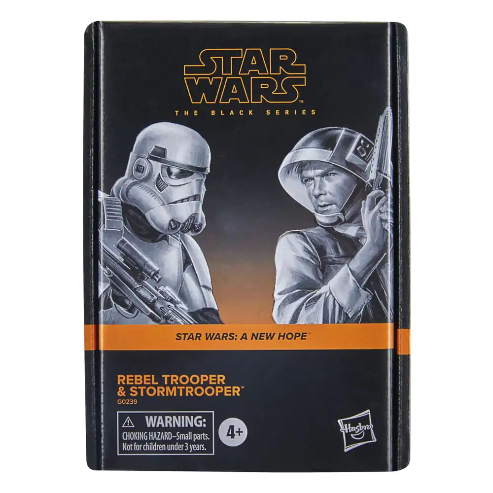 Star Wars Episode IV Black Series Rebel Trooper & Stormtrooper 2 db-os akciófigura csomag 15 cm termékfotó