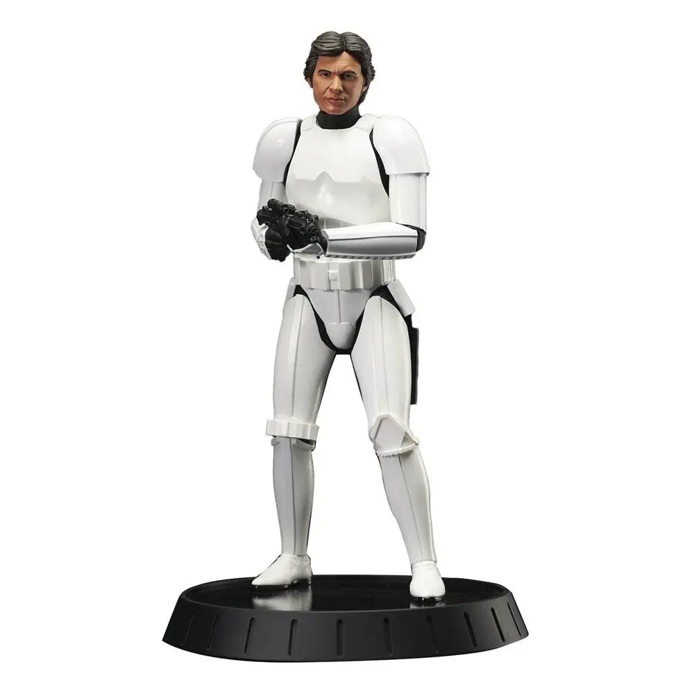 Star Wars Episode IV Milestones 1/6 Han Solo (Stormtrooper Disguise) 40. évforduló. Exkluzív szobor figura 30 cm termékfotó