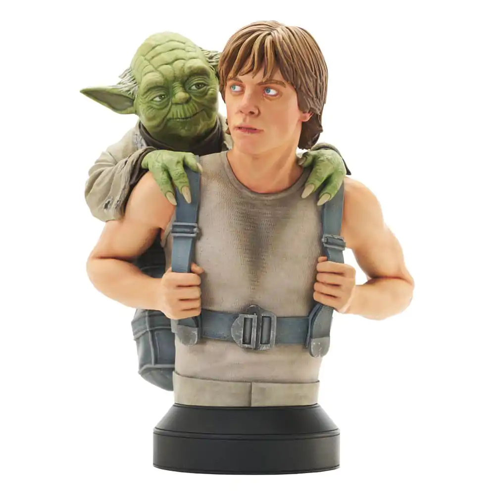 Star Wars Episode V 1/6 Luke with Yoda mellszobor figura 15 cm termékfotó