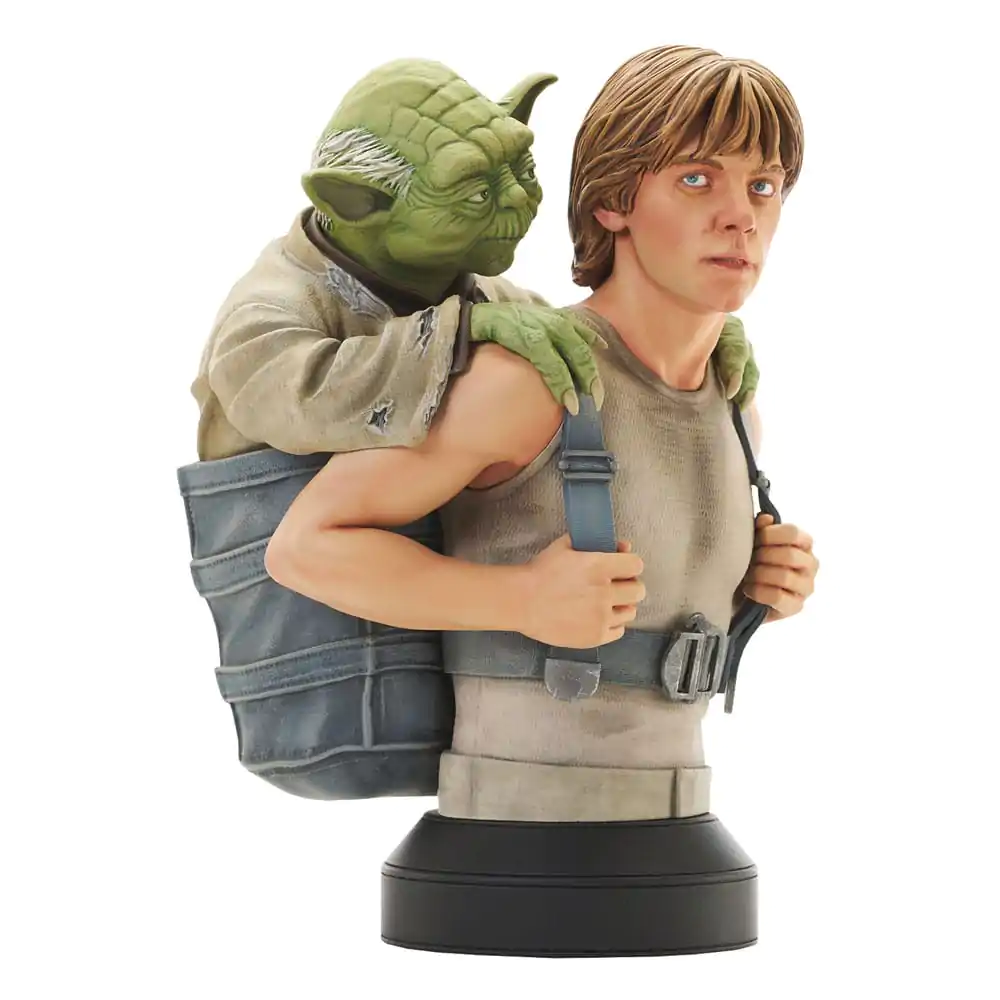 Star Wars Episode V 1/6 Luke with Yoda mellszobor figura 15 cm termékfotó