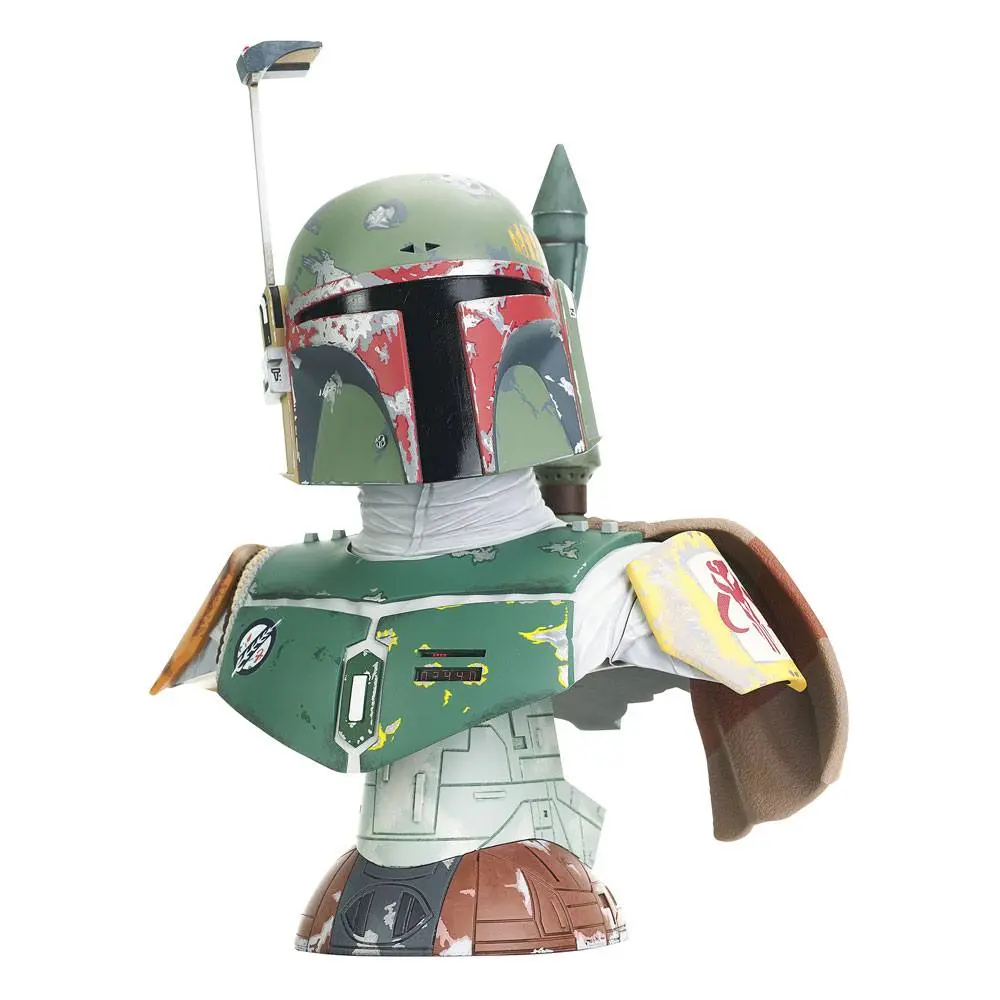Star Wars Episode V Legends in 3D 1/2 Boba Fett mellszobor figura 25 cm termékfotó