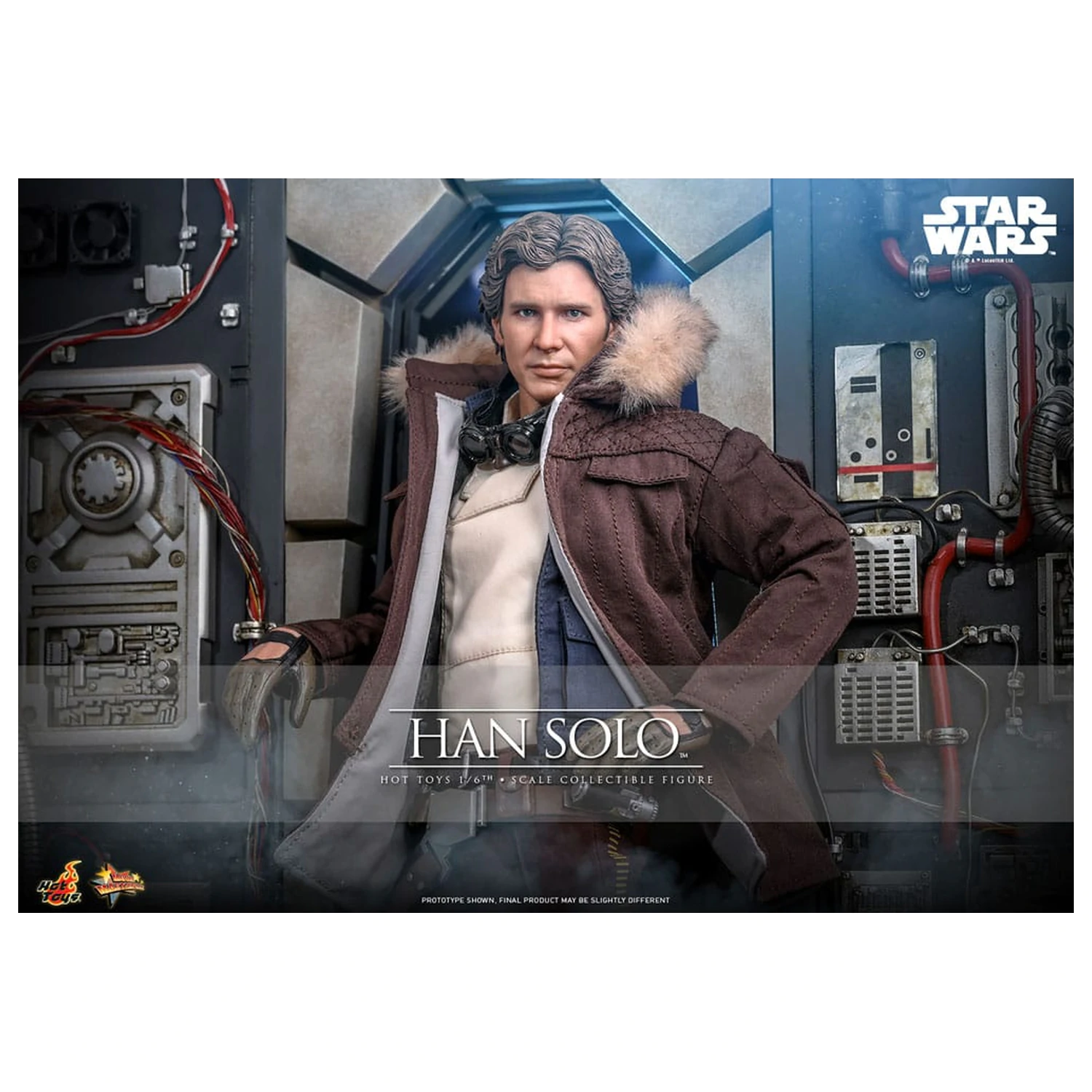 Star Wars Episode V Movie Masterpiece 1/6 Han Solo akciófigura 31 cm termékfotó