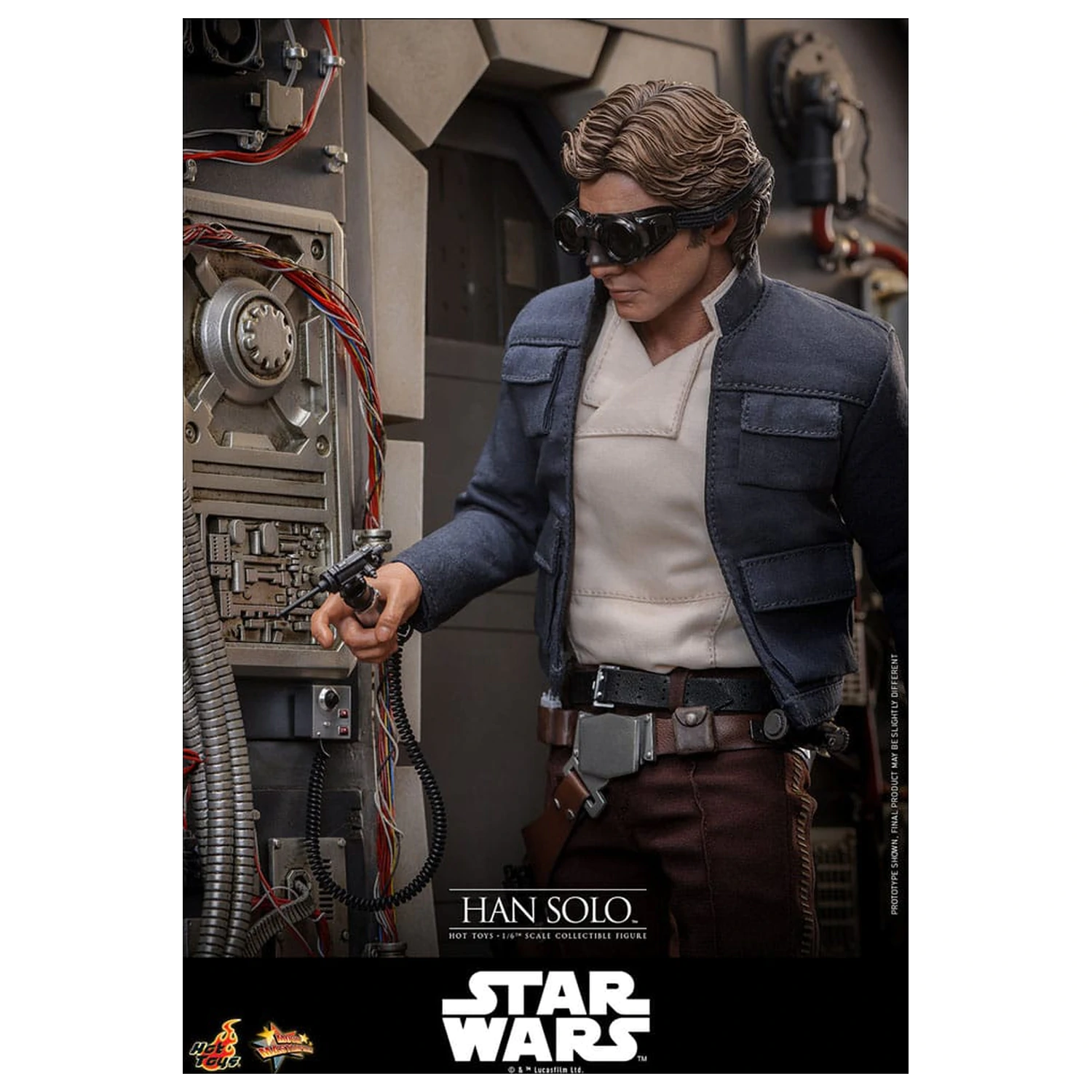 Star Wars Episode V Movie Masterpiece 1/6 Han Solo akciófigura 31 cm termékfotó