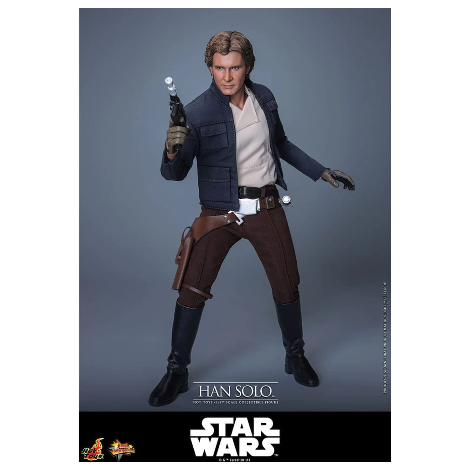 Star Wars Episode V Movie Masterpiece 1/6 Han Solo akciófigura 31 cm termékfotó