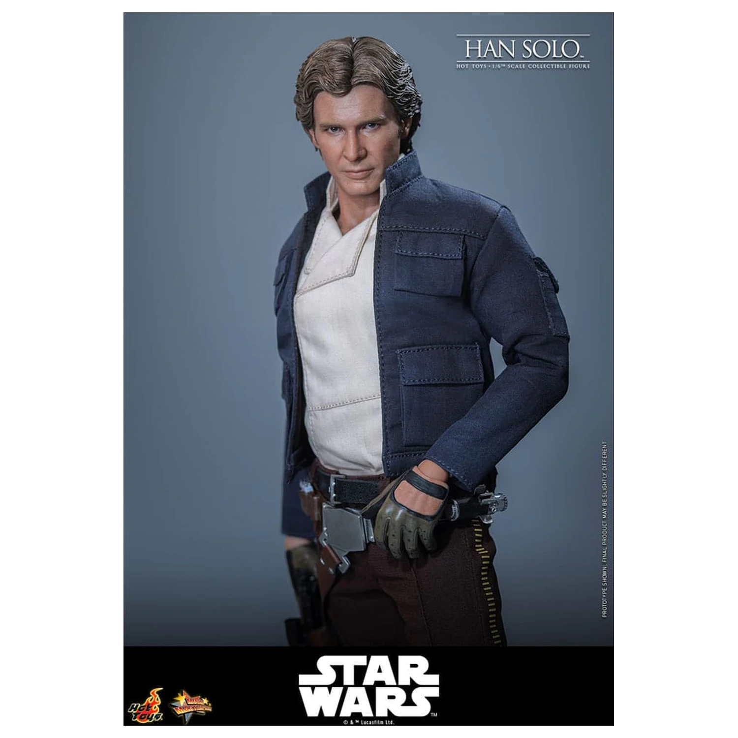 Star Wars Episode V Movie Masterpiece 1/6 Han Solo akciófigura 31 cm termékfotó