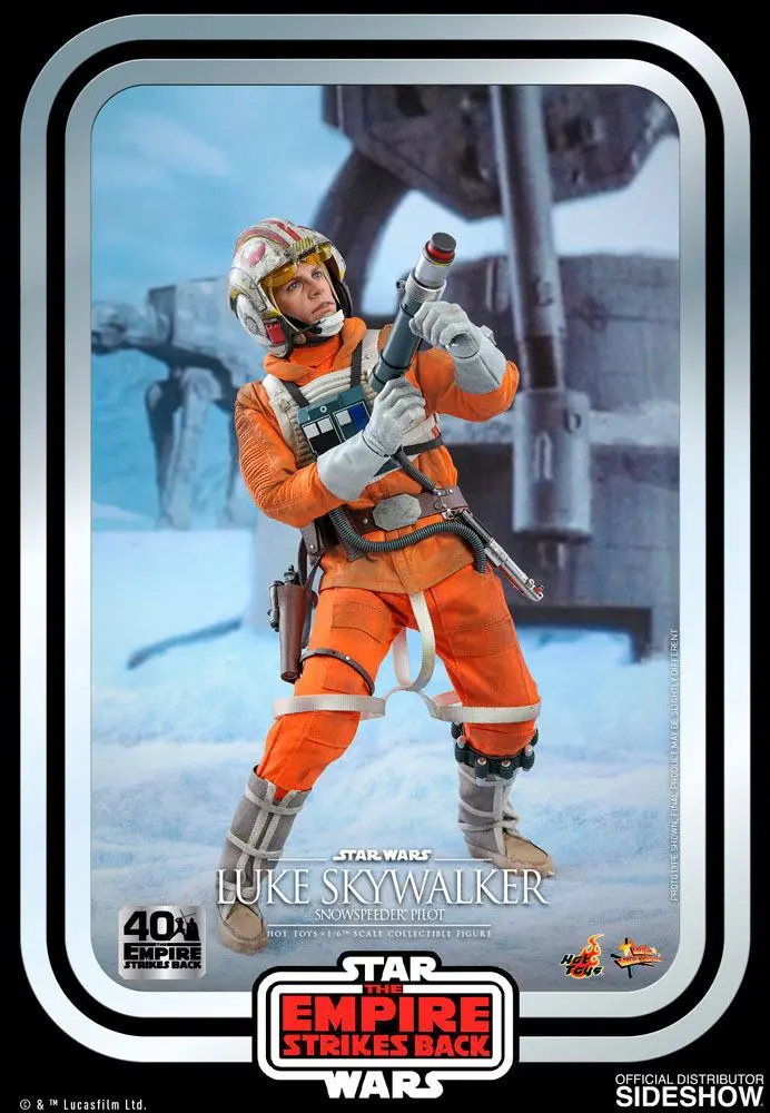 Star Wars Episode V Movie Masterpiece 1/6 Luke Skywalker (Snowspeeder Pilot) akciófigura 28 cm termékfotó