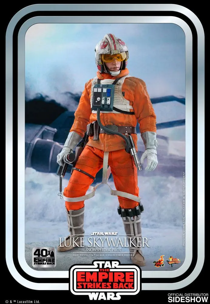 Star Wars Episode V Movie Masterpiece 1/6 Luke Skywalker (Snowspeeder Pilot) akciófigura 28 cm termékfotó