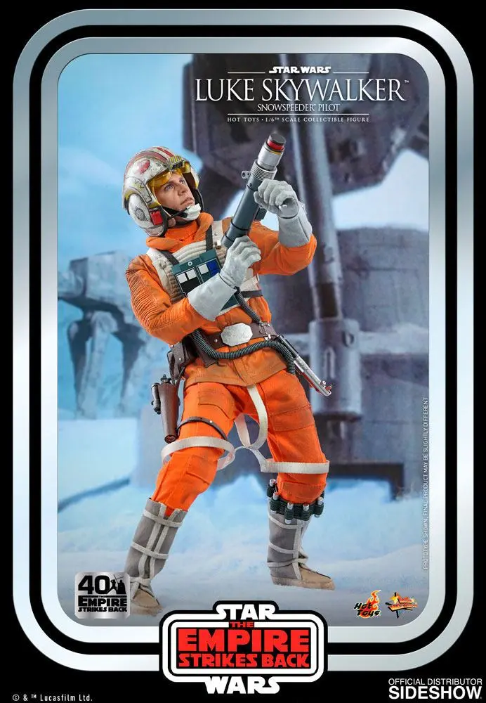 Star Wars Episode V Movie Masterpiece 1/6 Luke Skywalker (Snowspeeder Pilot) akciófigura 28 cm termékfotó
