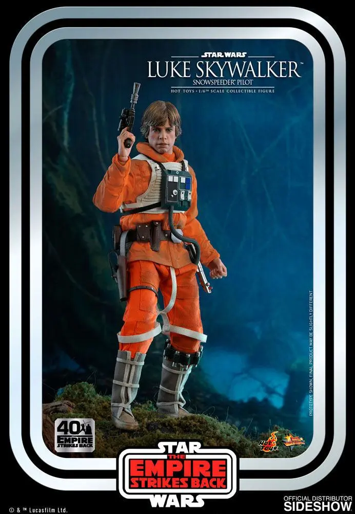 Star Wars Episode V Movie Masterpiece 1/6 Luke Skywalker (Snowspeeder Pilot) akciófigura 28 cm termékfotó
