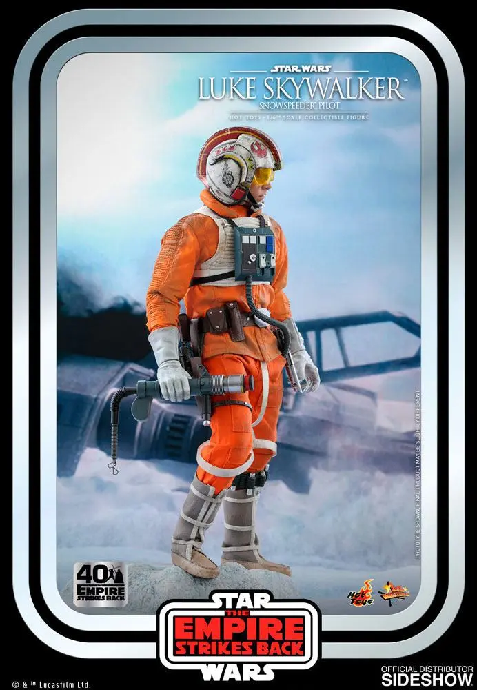 Star Wars Episode V Movie Masterpiece 1/6 Luke Skywalker (Snowspeeder Pilot) akciófigura 28 cm termékfotó