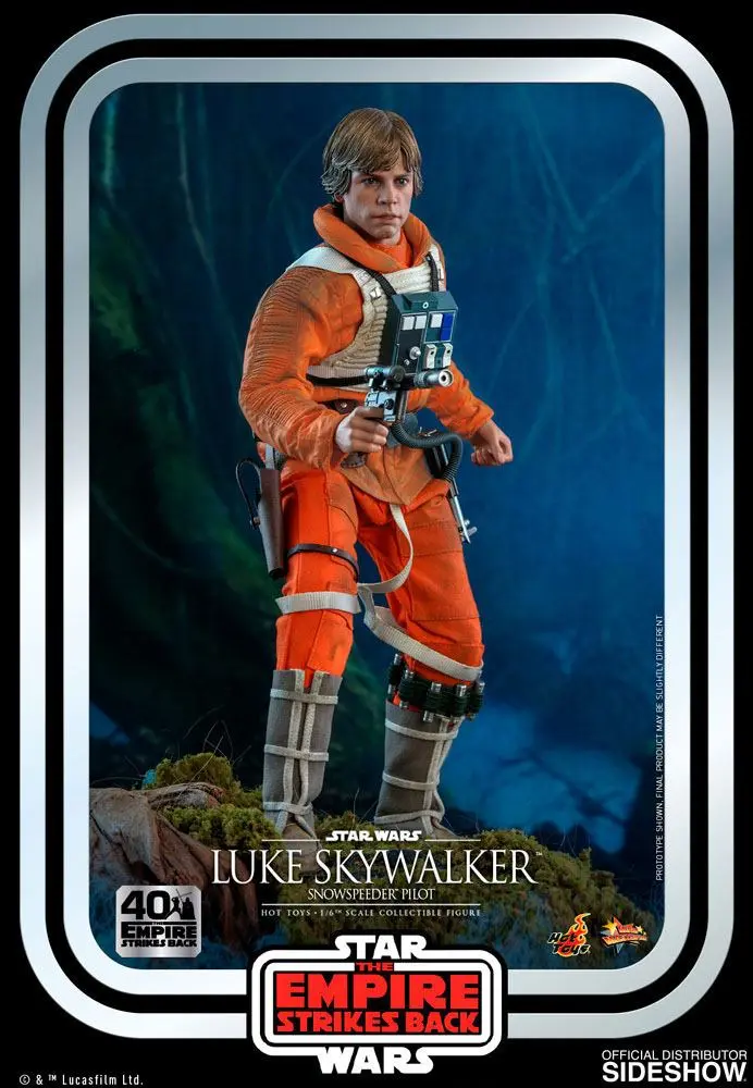 Star Wars Episode V Movie Masterpiece 1/6 Luke Skywalker (Snowspeeder Pilot) akciófigura 28 cm termékfotó