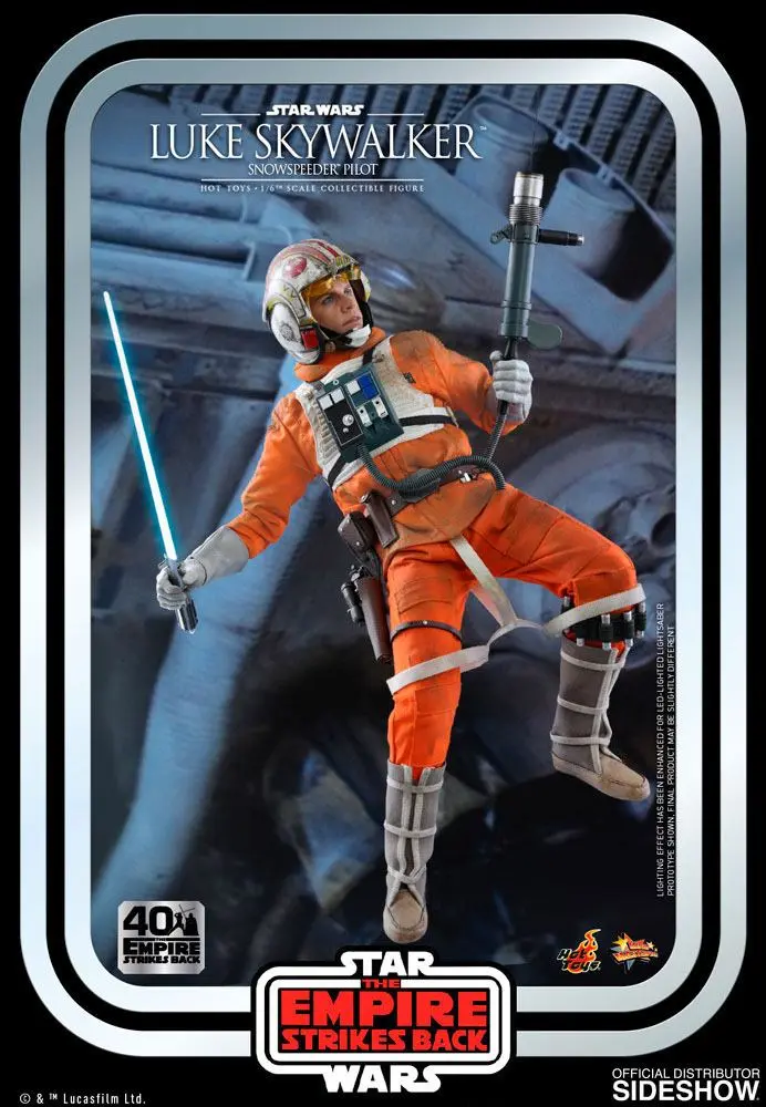 Star Wars Episode V Movie Masterpiece 1/6 Luke Skywalker (Snowspeeder Pilot) akciófigura 28 cm termékfotó