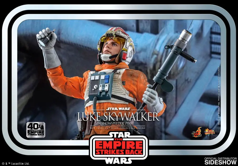 Star Wars Episode V Movie Masterpiece 1/6 Luke Skywalker (Snowspeeder Pilot) akciófigura 28 cm termékfotó