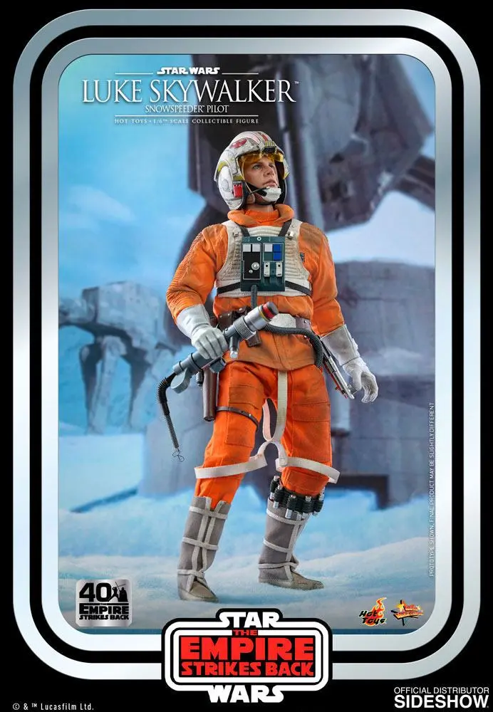 Star Wars Episode V Movie Masterpiece 1/6 Luke Skywalker (Snowspeeder Pilot) akciófigura 28 cm termékfotó