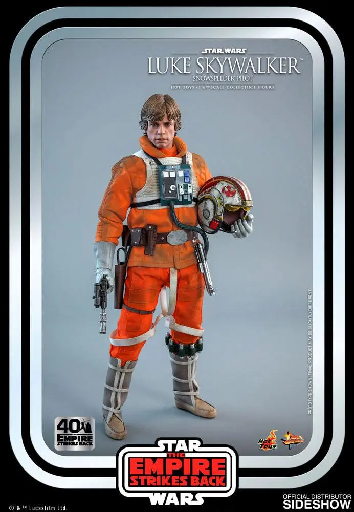 Star Wars Episode V Movie Masterpiece 1/6 Luke Skywalker (Snowspeeder Pilot) akciófigura 28 cm termékfotó