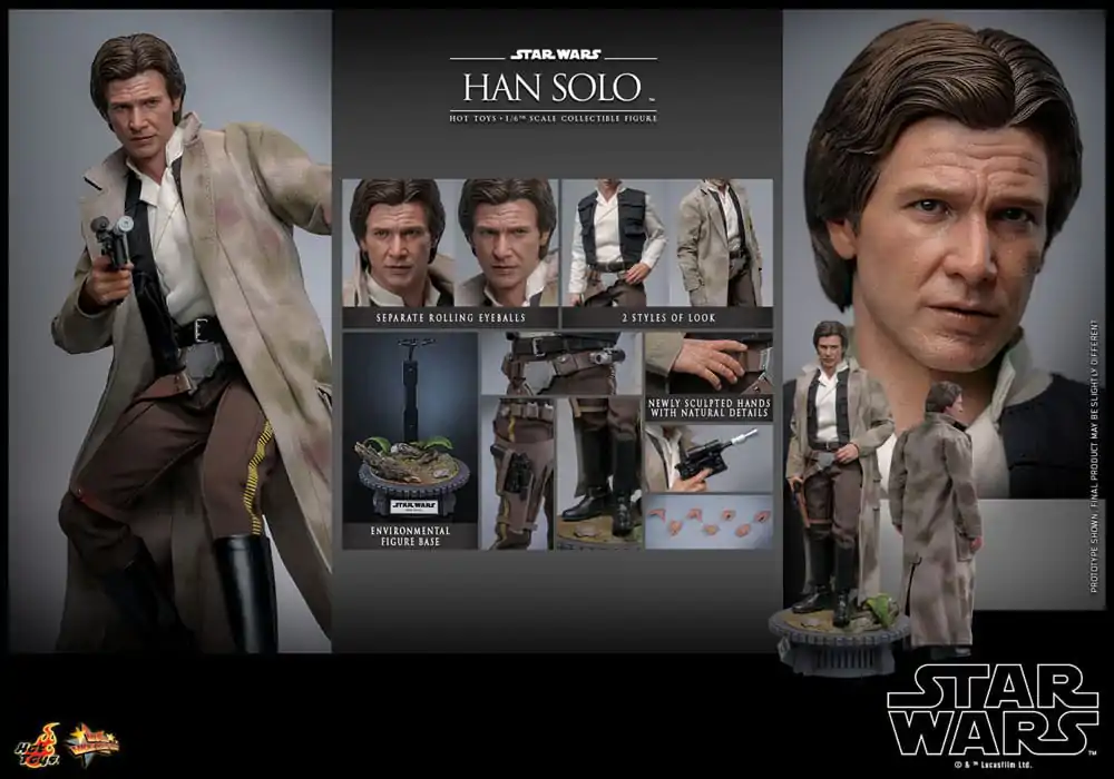 Star Wars: Episode VI 1/6 Han Solo akciófigura 30 cm termékfotó