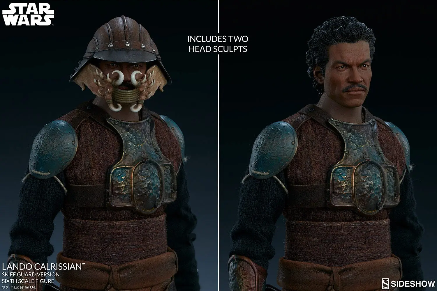 Star Wars Episode VI 1/6 Lando Calrissian (Skiff Guard Version) akciófigura 30 cm termékfotó