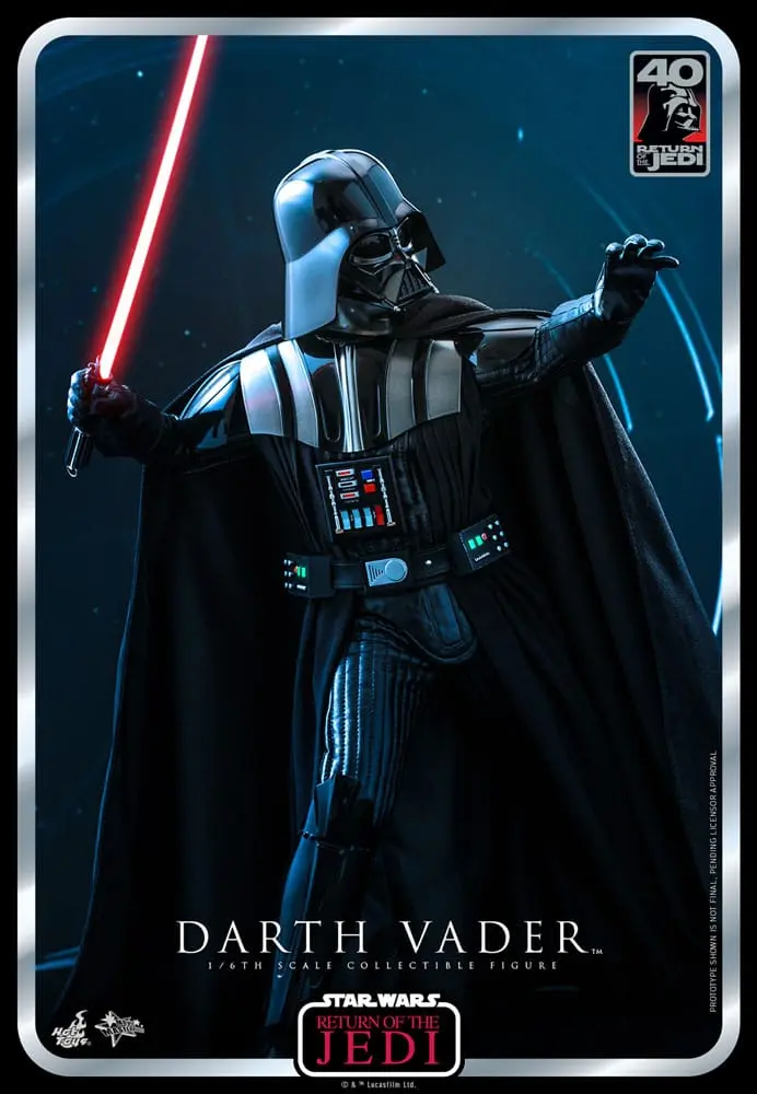 Star Wars: Episode VI 40th Anniversary 1/6 Darth Vader akciófigura 35 cm termékfotó
