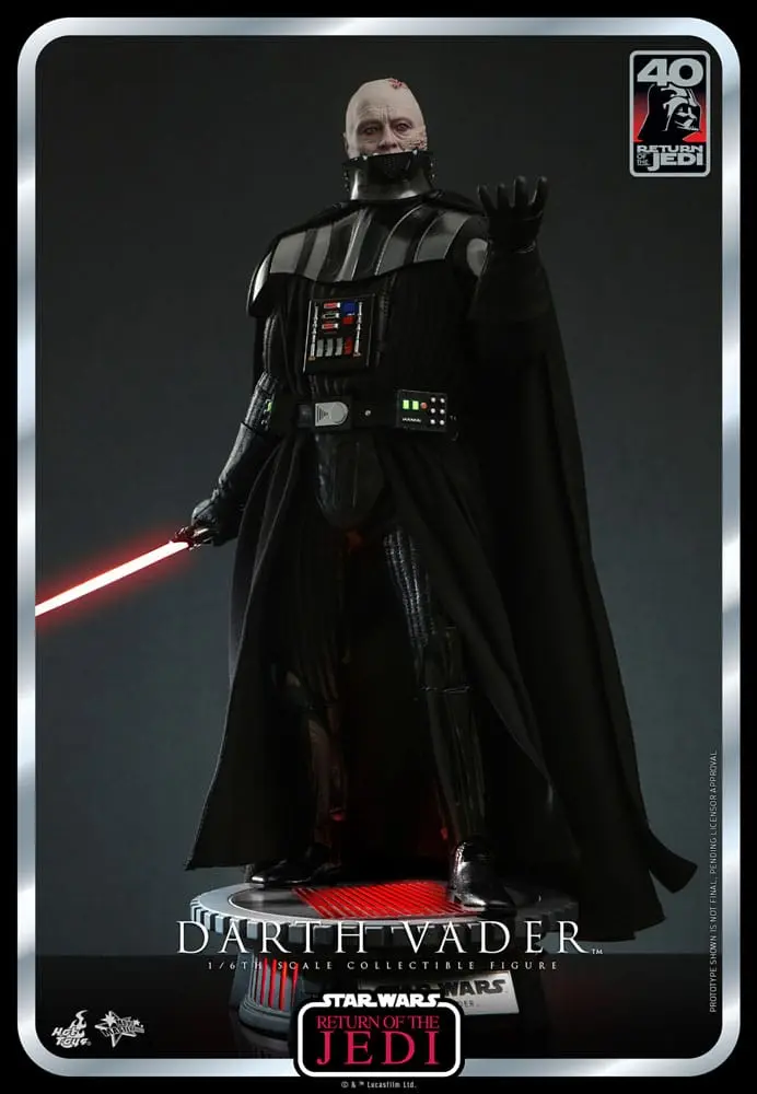Star Wars: Episode VI 40th Anniversary 1/6 Darth Vader akciófigura 35 cm termékfotó