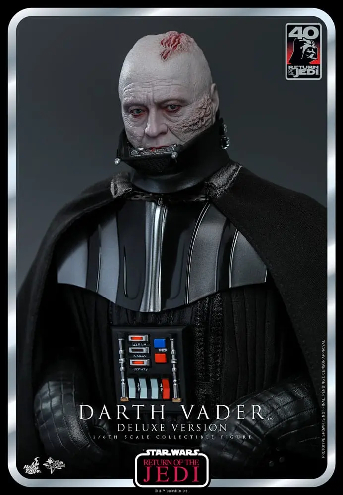 Star Wars: Episode VI 40th Anniversary 1/6 Darth Vader Deluxe Version akciófigura 35 cm termékfotó