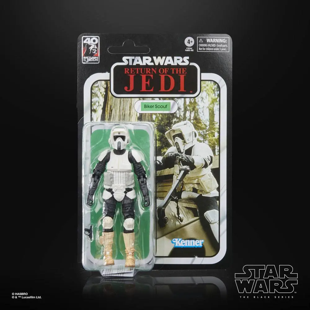 Star Wars Episode VI 40. Anniversary Black Series Biker Scout akciófigura 15 cm termékfotó