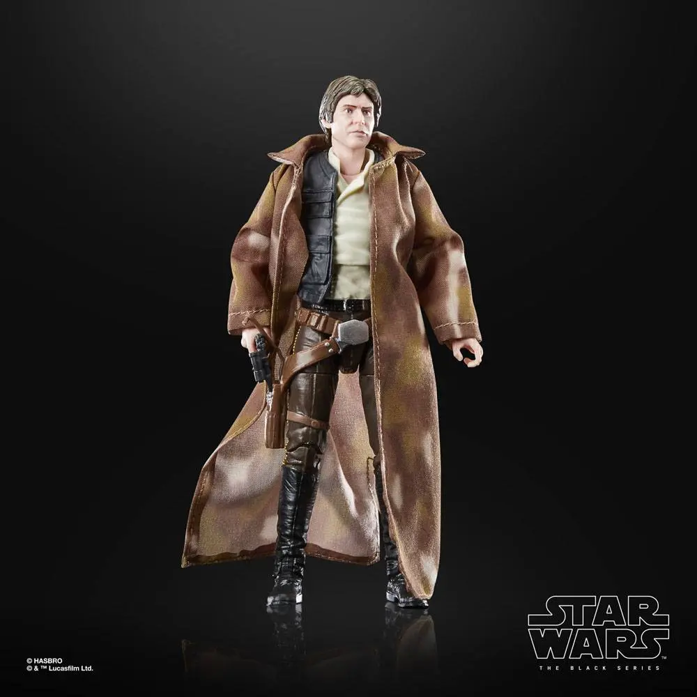 Star Wars Episode VI 40. Anniversary Black Series Han Solo (Endor) akciófigura 15 cm termékfotó