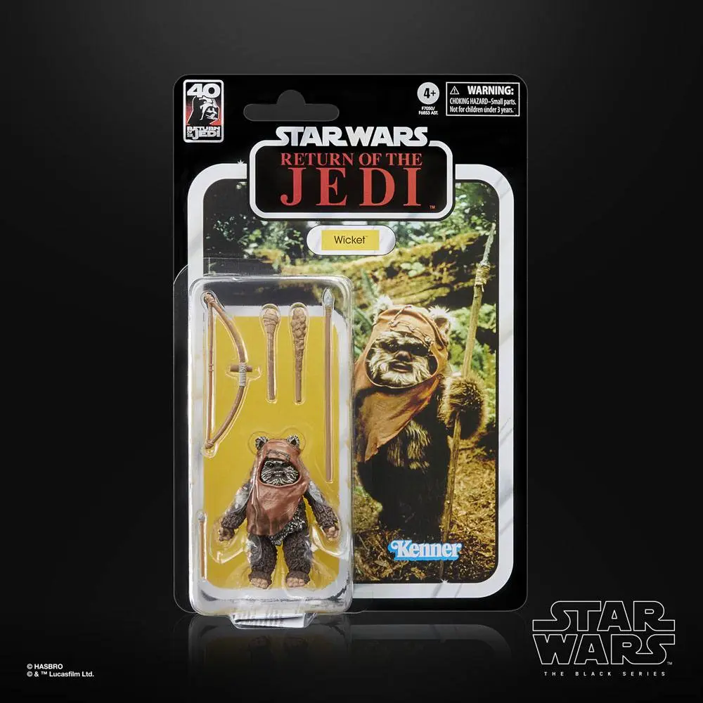 Star Wars Episode VI 40. Anniversary Black Series Wicket akciófigura 15 cm termékfotó