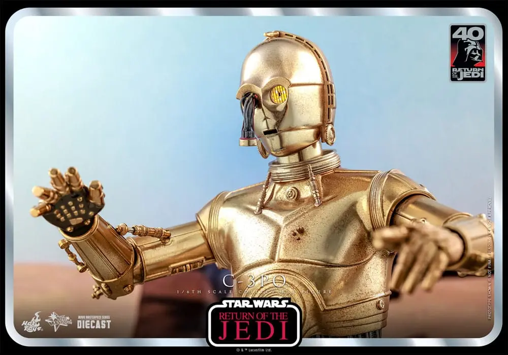 Star Wars: Episode VI 40th Anniversary 1/6 C-3PO akciófigura 29 cm termékfotó