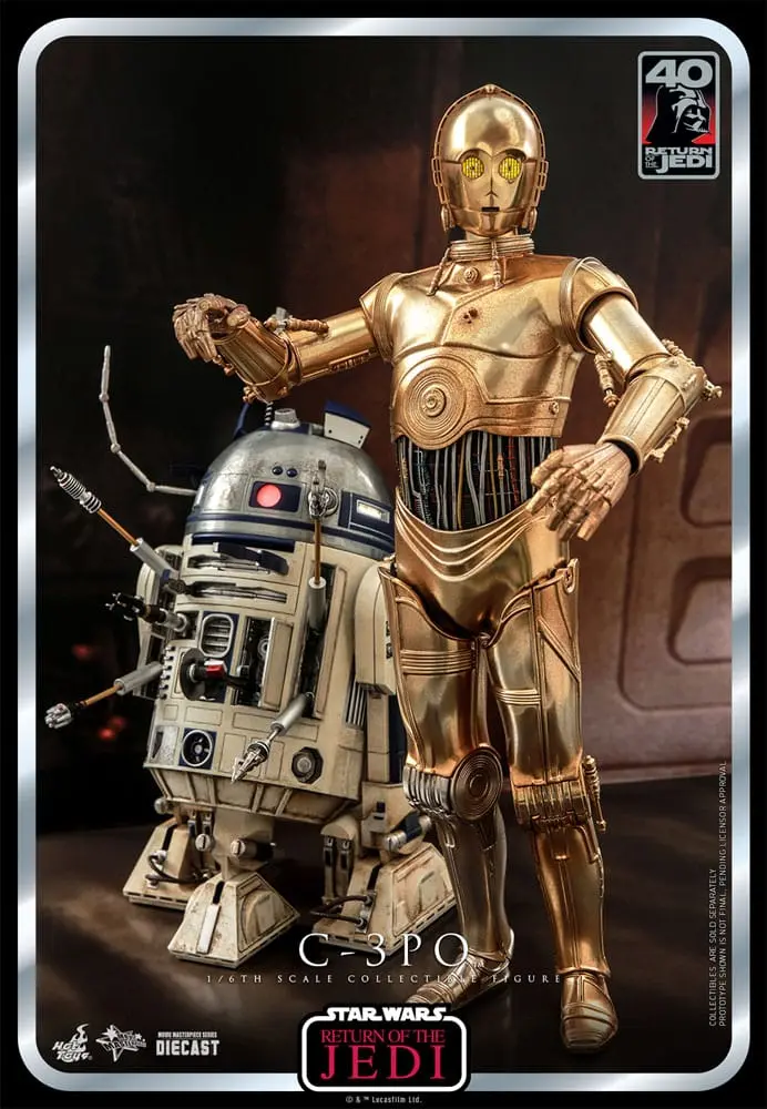 Star Wars: Episode VI 40th Anniversary 1/6 C-3PO akciófigura 29 cm termékfotó
