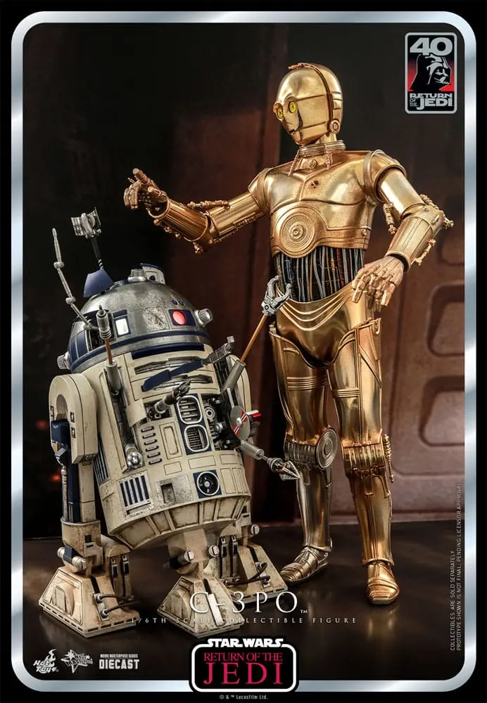 Star Wars: Episode VI 40th Anniversary 1/6 C-3PO akciófigura 29 cm termékfotó