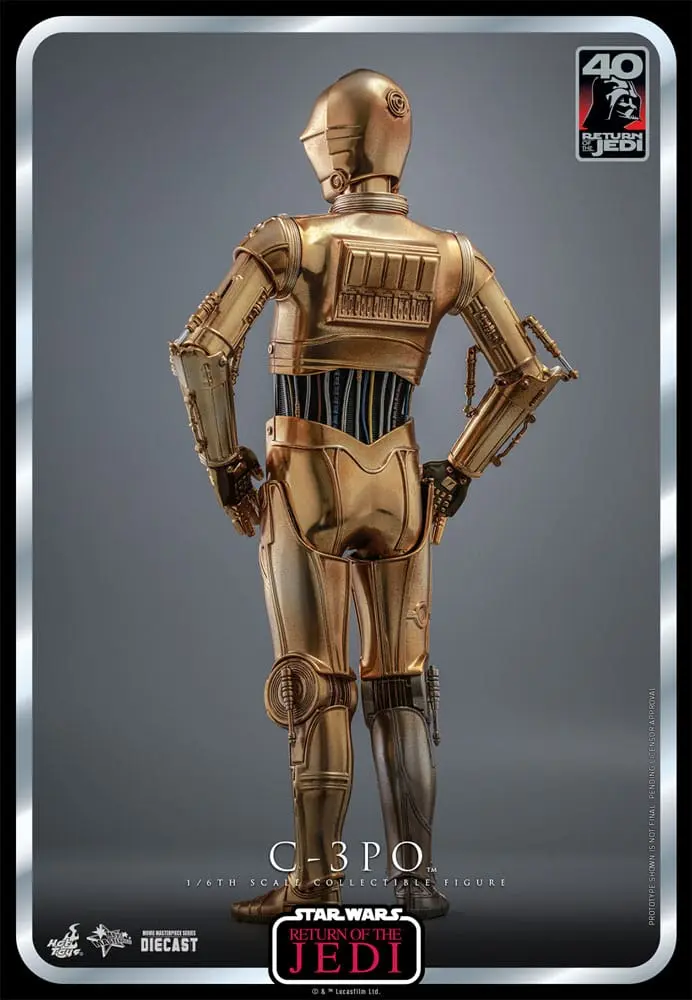 Star Wars: Episode VI 40th Anniversary 1/6 C-3PO akciófigura 29 cm termékfotó