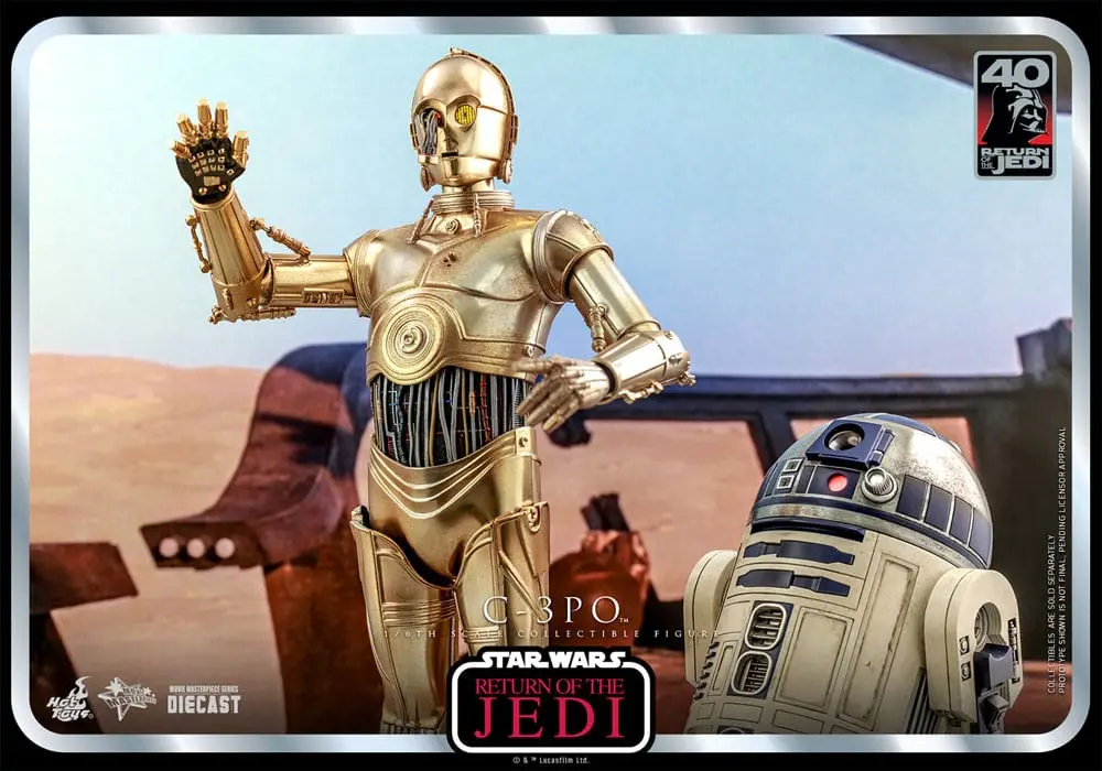 Star Wars: Episode VI 40th Anniversary 1/6 C-3PO akciófigura 29 cm termékfotó