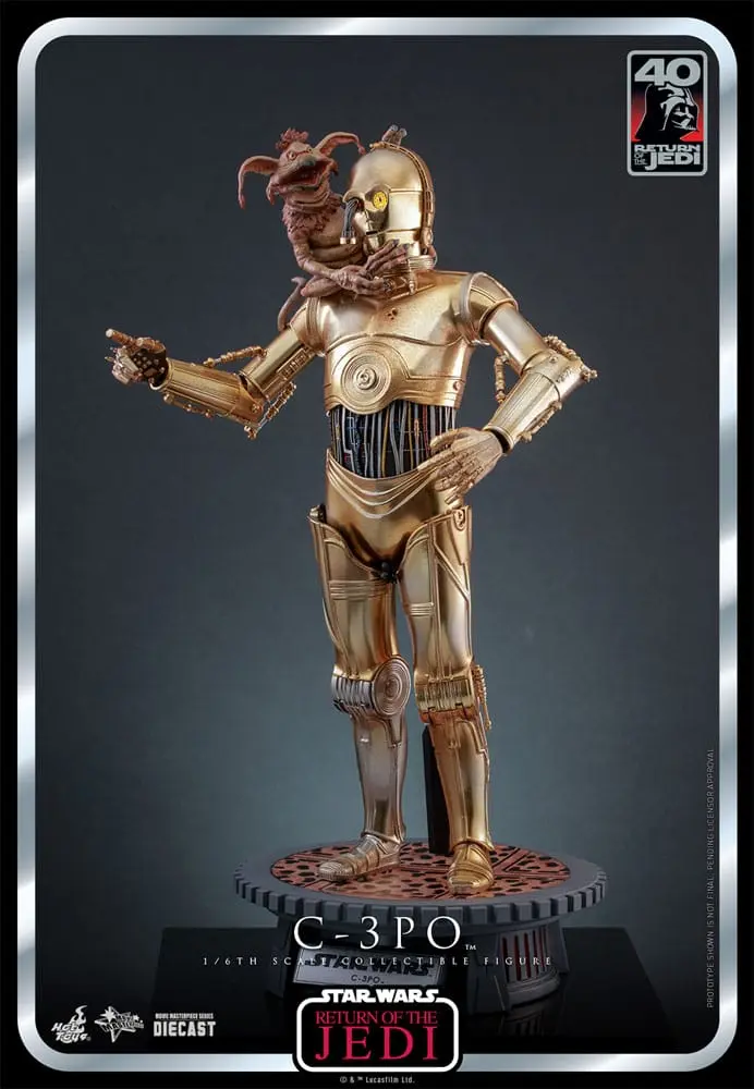 Star Wars: Episode VI 40th Anniversary 1/6 C-3PO akciófigura 29 cm termékfotó